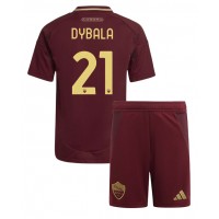 AS Roma Paulo Dybala #21 Hjemmedraktsett Barn 2024-25 Kortermet (+ Korte bukser)